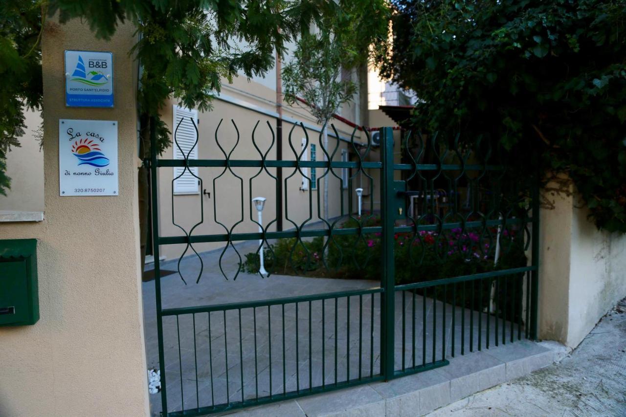 לינה וארוחת בוקר Porto SantʼElpidio La Casa Di Nonno Giulio מראה חיצוני תמונה